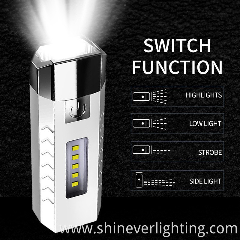  defender rechargeable led flashlight